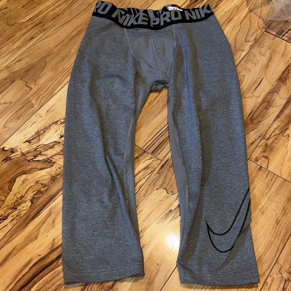 Nike Gray Compression Leggings